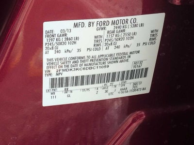 Ford Edge Limited 2013