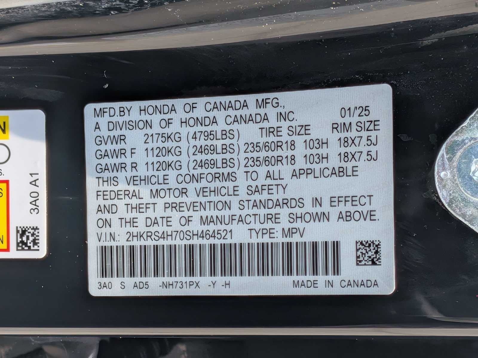 Honda CR-V EX-L 2025