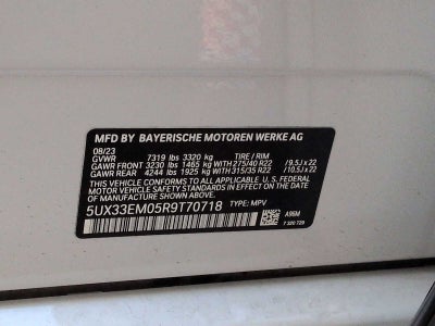 BMW X7 M60i 2024