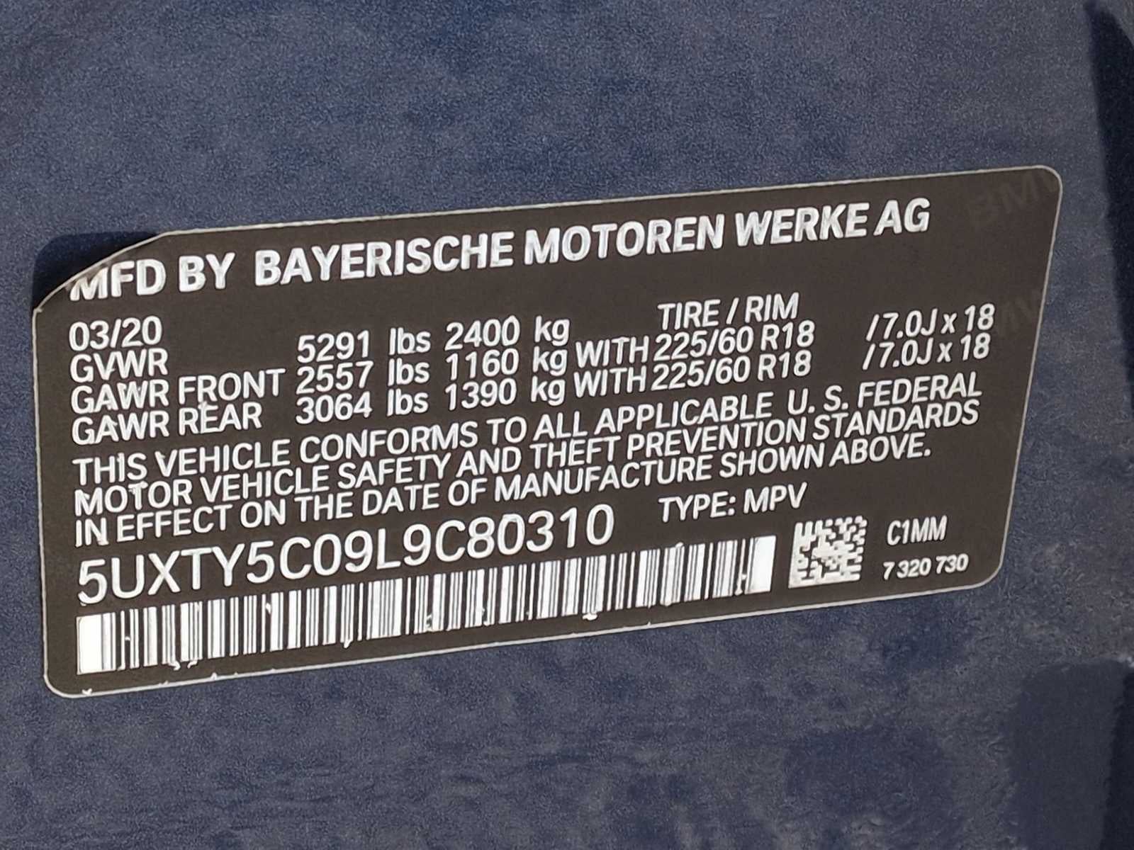 BMW X3 xDrive30i xDrive30i 2020