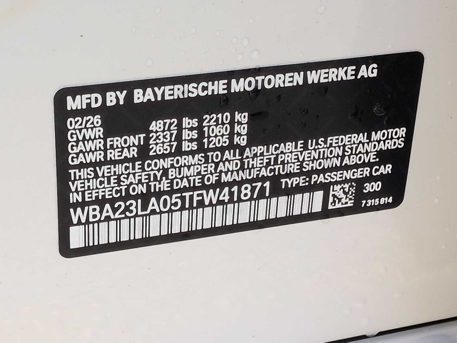 2026 BMW Serie 3 330i xDrive