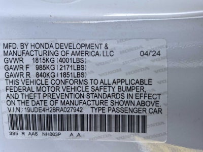 Acura Integra CVT 2024
