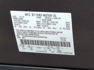 Ford Explorer Platinum 2017