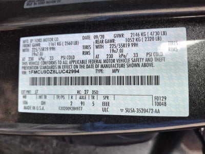 Ford Escape Titanium Hybrid 2020