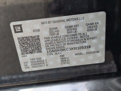 Chevrolet Tahoe LT 2019