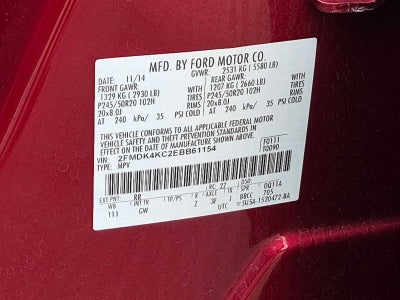 Ford Edge Limited 2014