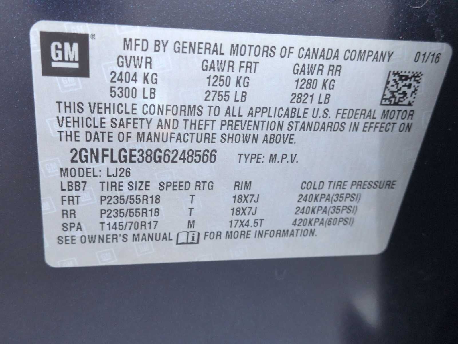 Chevrolet Equinox LTZ 2016