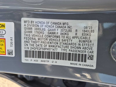 2023 Honda Civic Sport