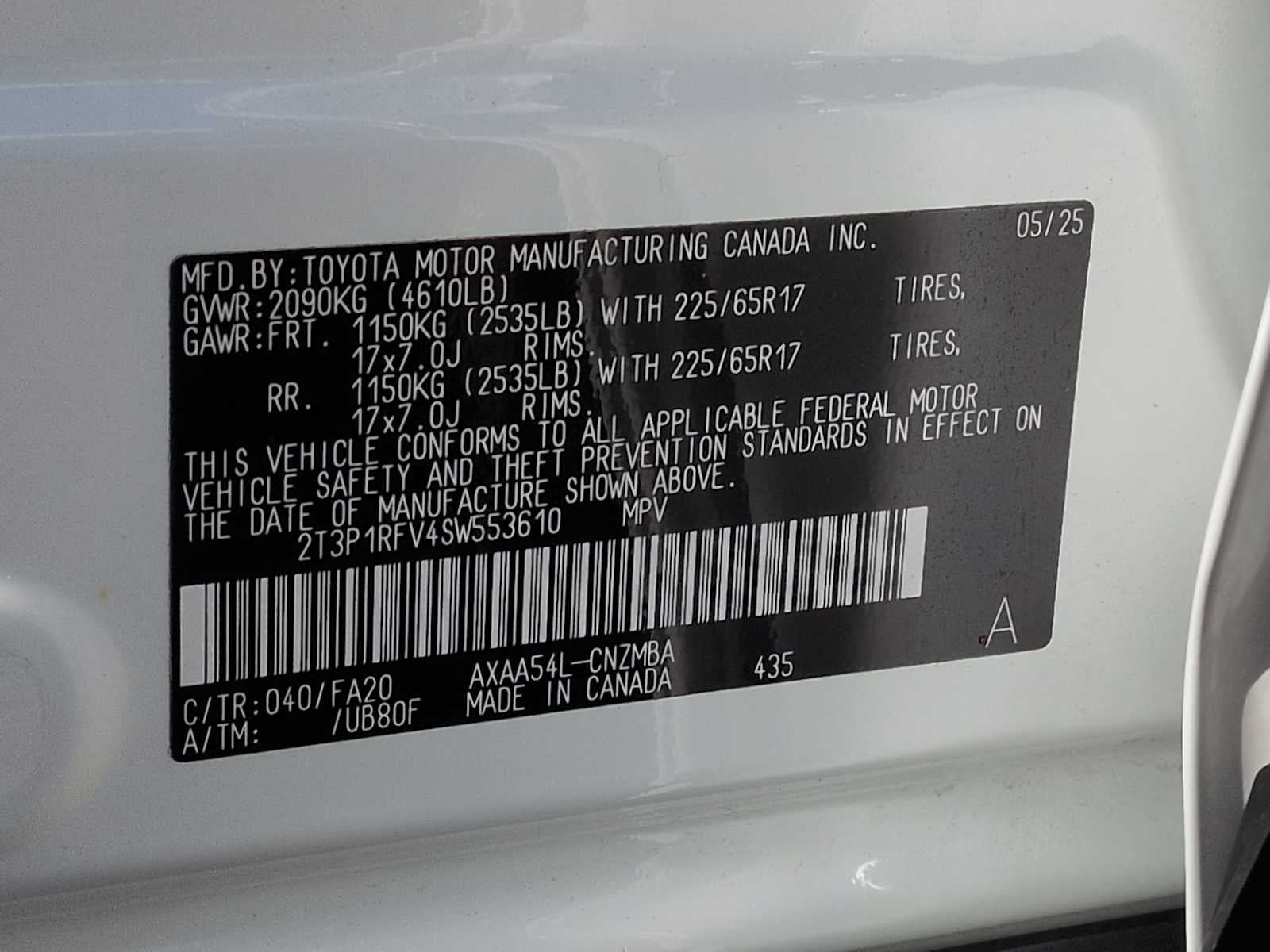 Toyota RAV4 XLE 2025