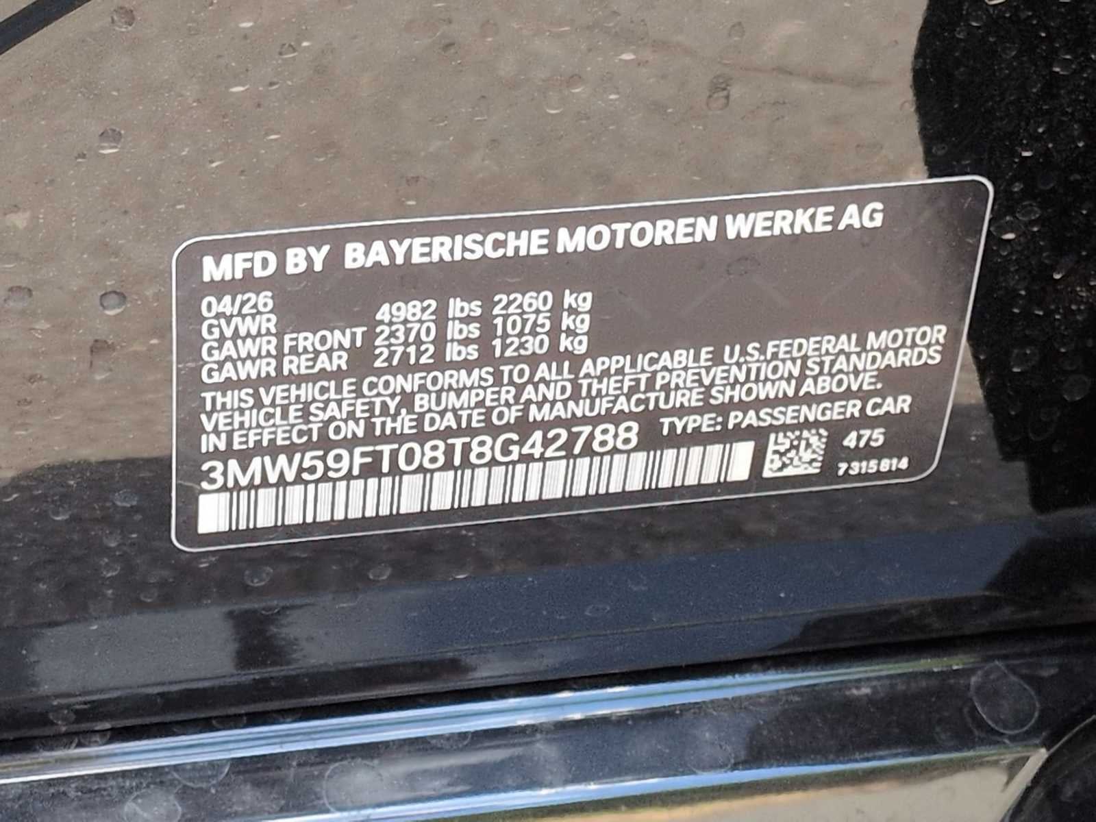 BMW Serie 3 M340i NA de 2026