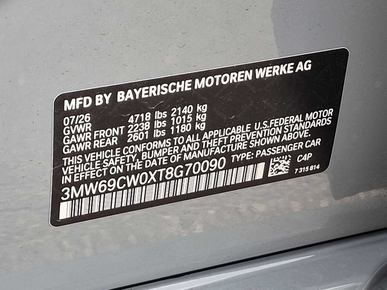 BMW Serie 3 330i NA de 2026