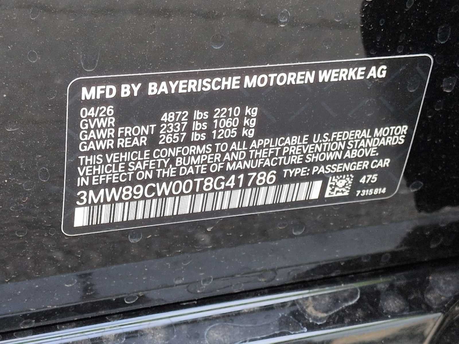 2026 BMW Serie 3 330i NA xDrive