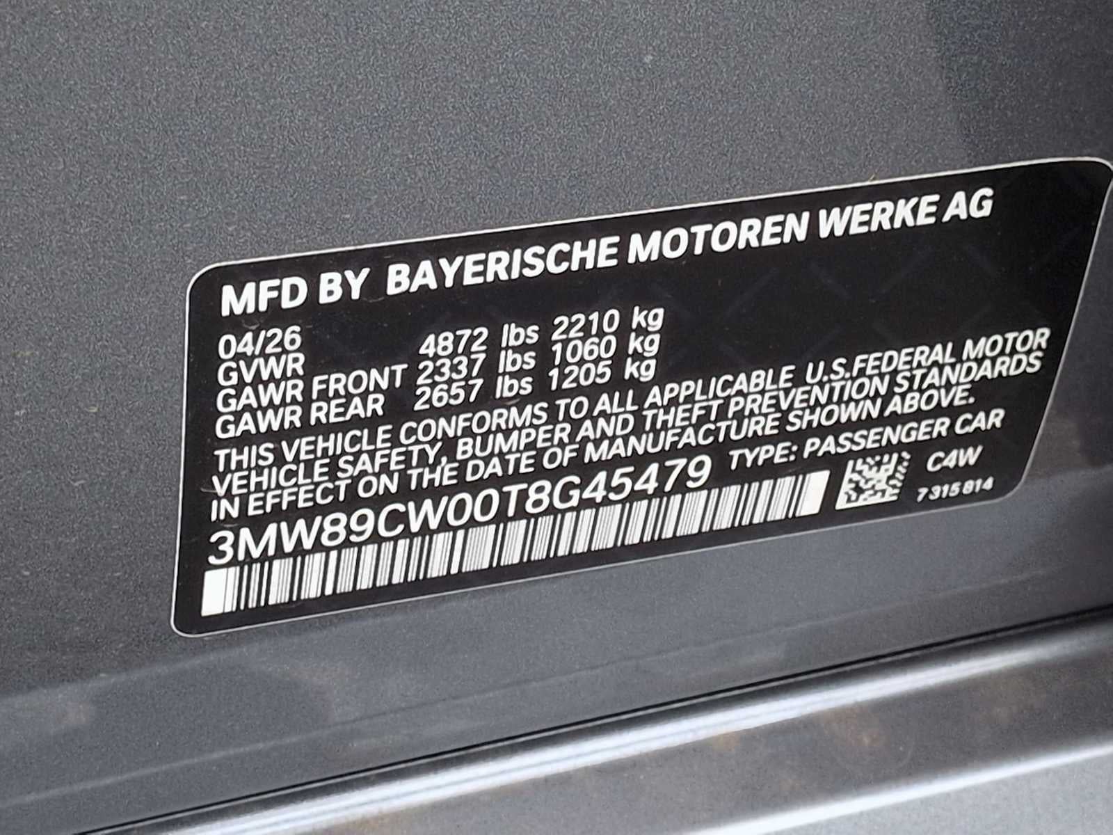2026 BMW Serie 3 330i NA xDrive