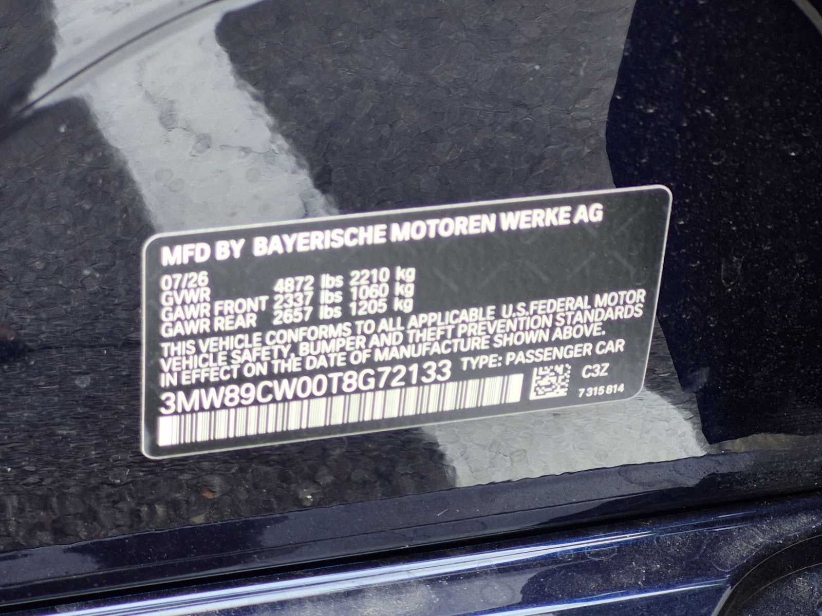 2026 BMW Serie 3 330i NA xDrive
