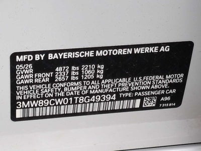 2026 BMW Serie 3 330i NA xDrive
