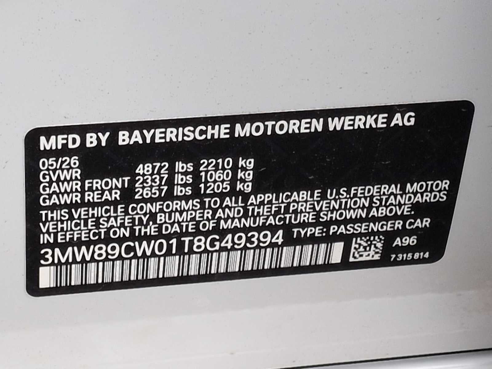 2026 BMW Serie 3 330i NA xDrive