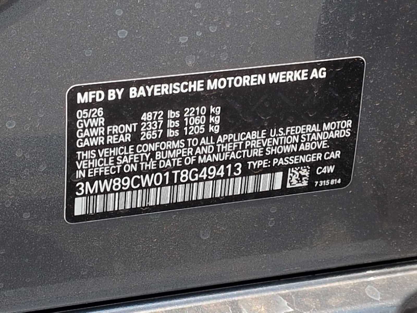 2026 BMW Serie 3 330i NA xDrive