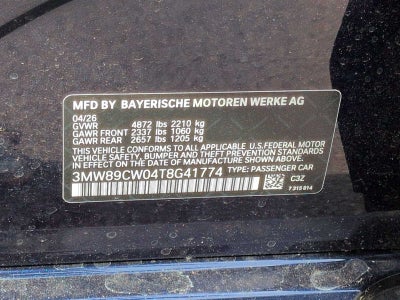 2026 BMW Serie 3 330i NA xDrive
