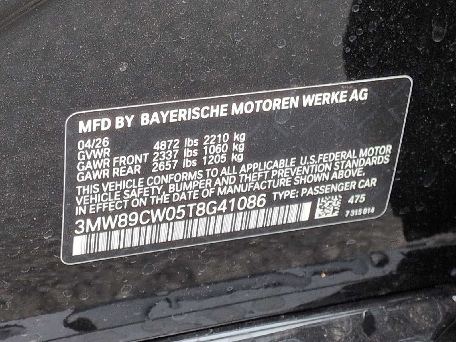 2026 BMW Serie 3 330i NA xDrive