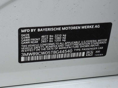 2026 BMW Serie 3 330i NA xDrive