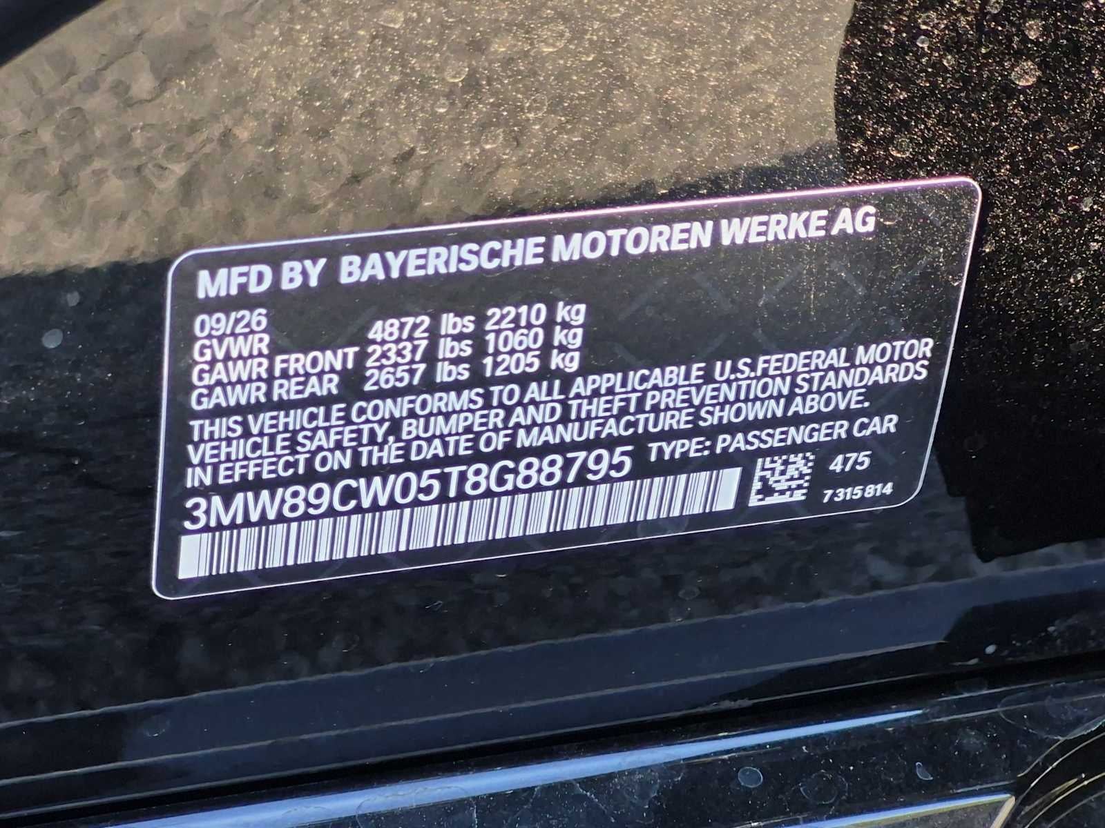2026 BMW Serie 3 330i NA xDrive