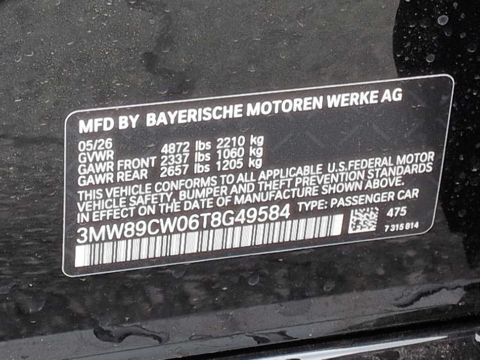 2026 BMW Serie 3 330i NA xDrive