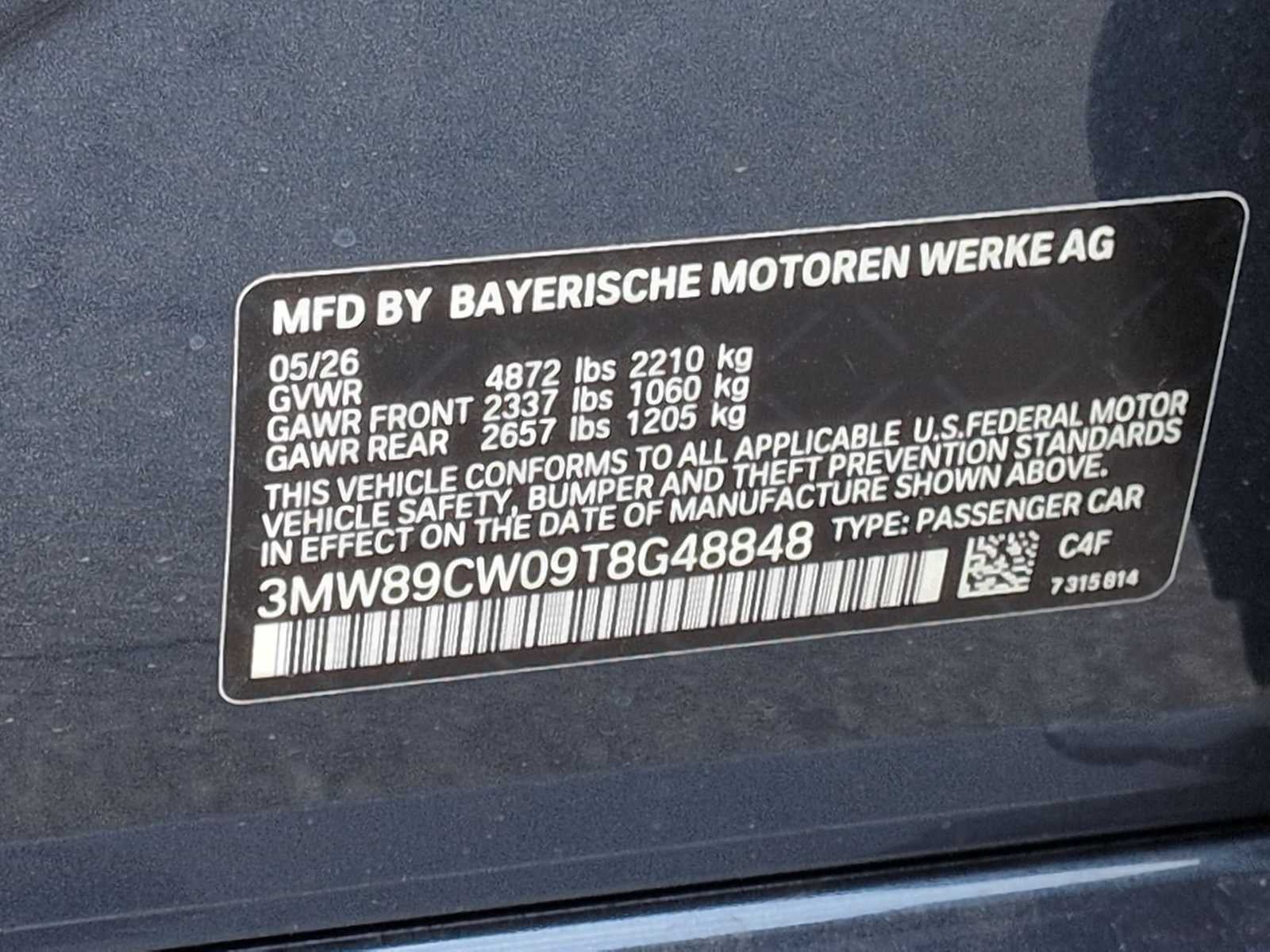 2026 BMW Serie 3 330i NA xDrive