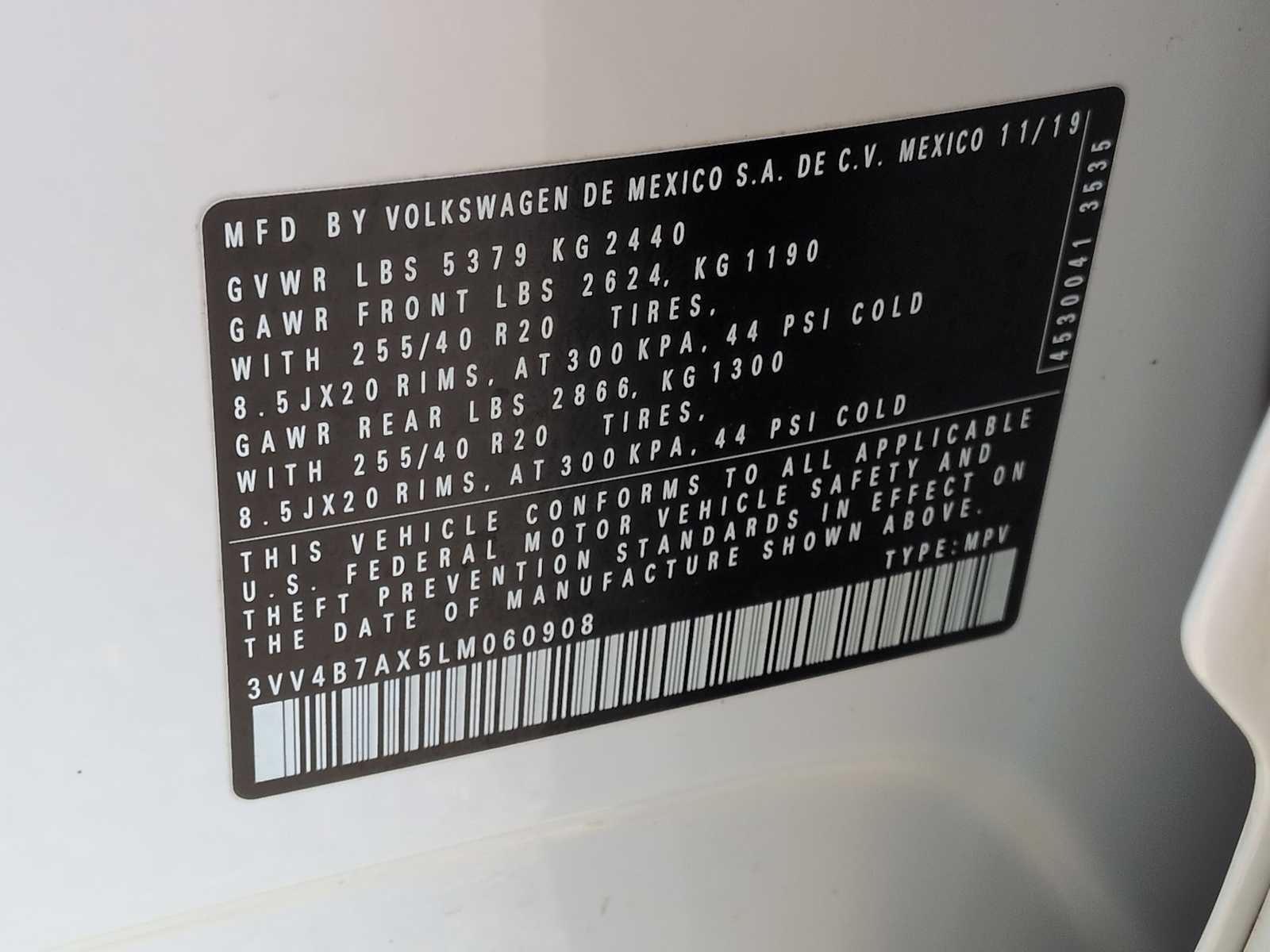 Volkswagen Tiguan SEL Premium R-Line 2020