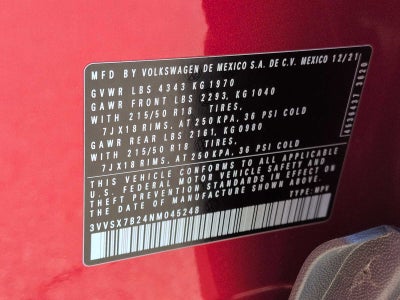 Volkswagen Taos SE 2022