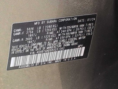 Subaru Outback Limited XT 2024