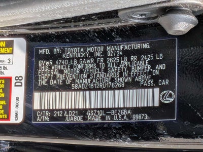 Lexus ES 350 2024 ES 350