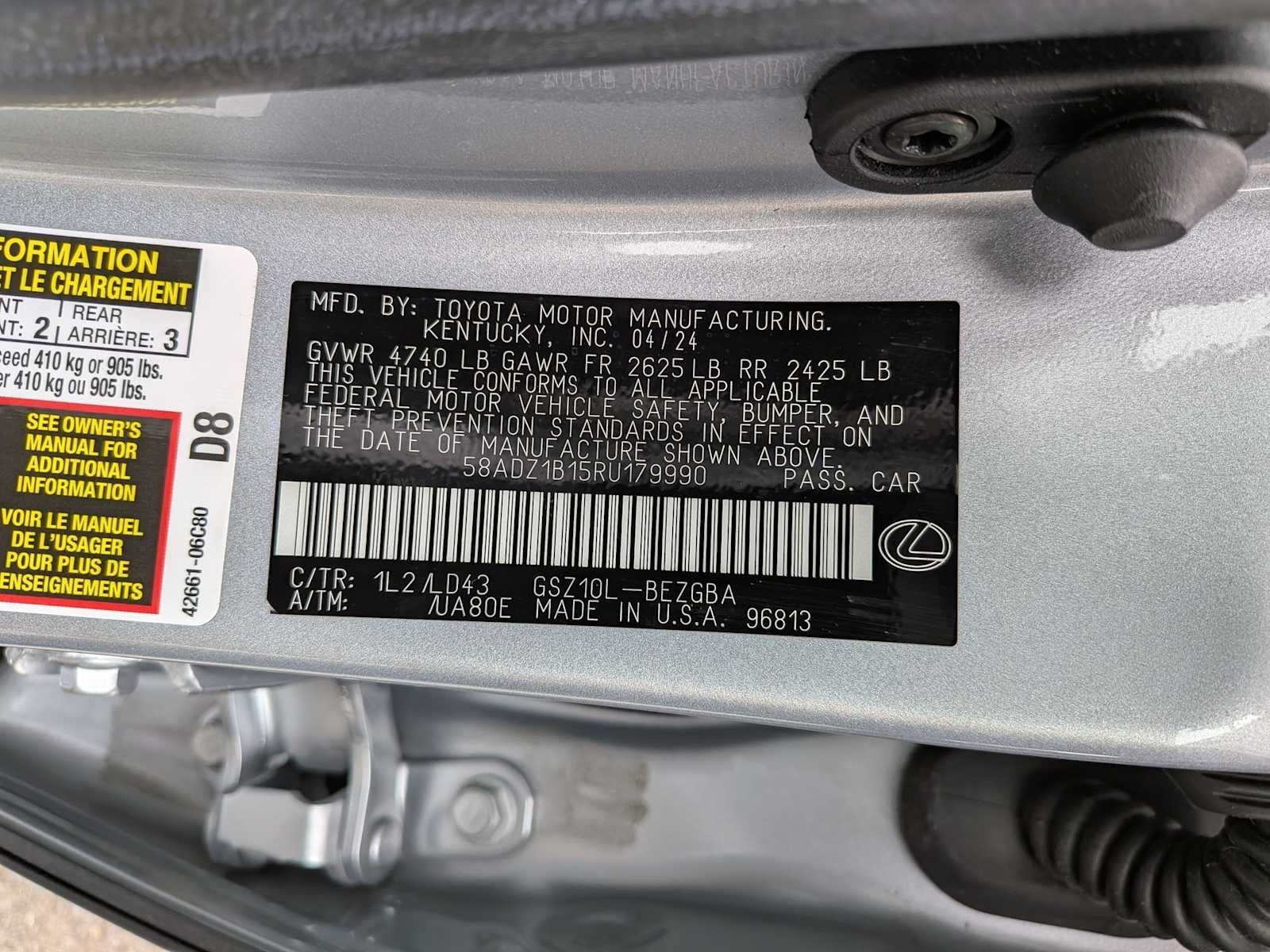 Lexus ES 350 ES 350 2024