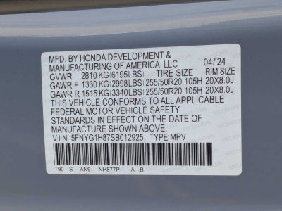 Honda Pilot Elite 2025