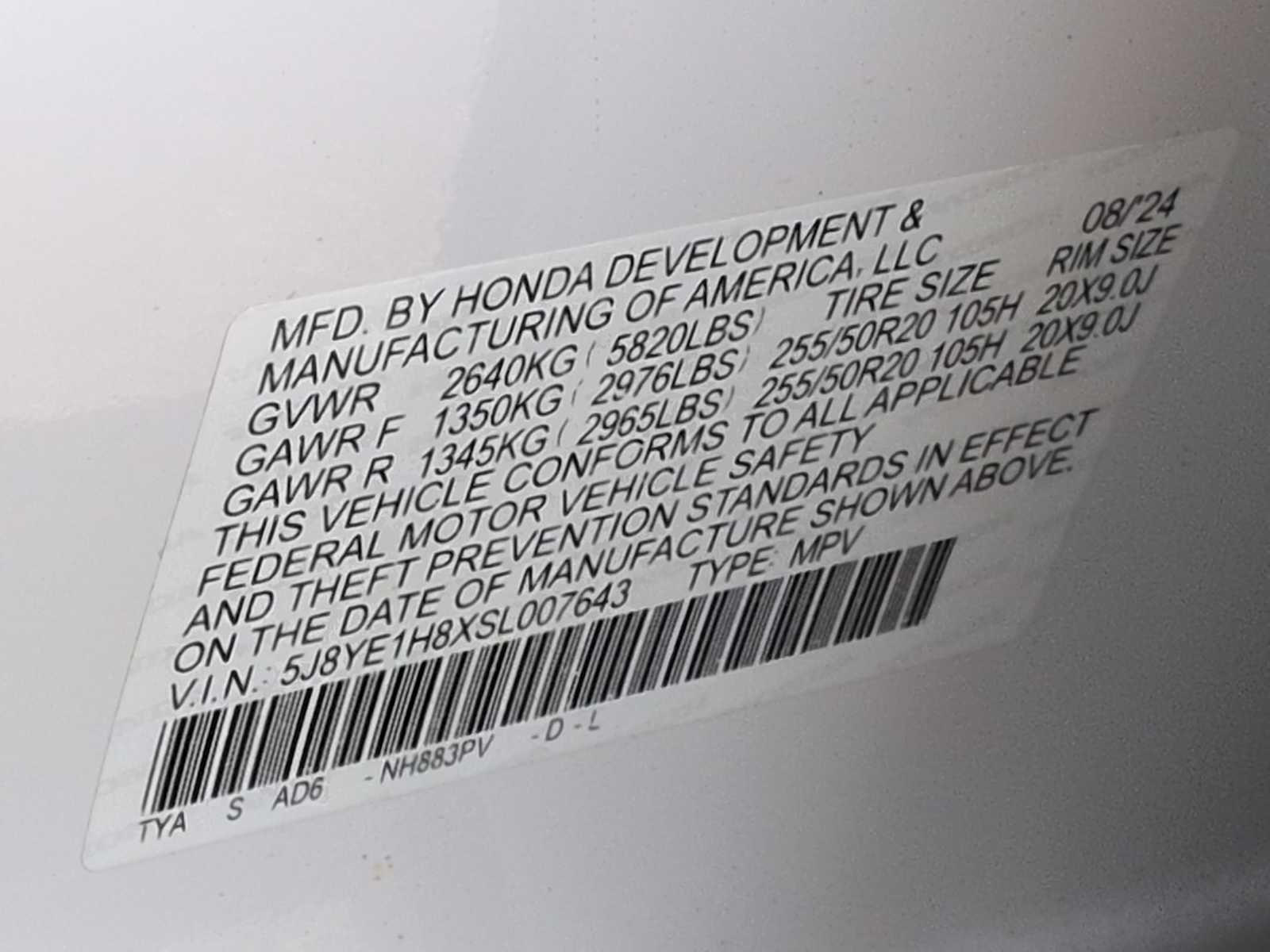 Acura MDX 2025 con paquete Advance