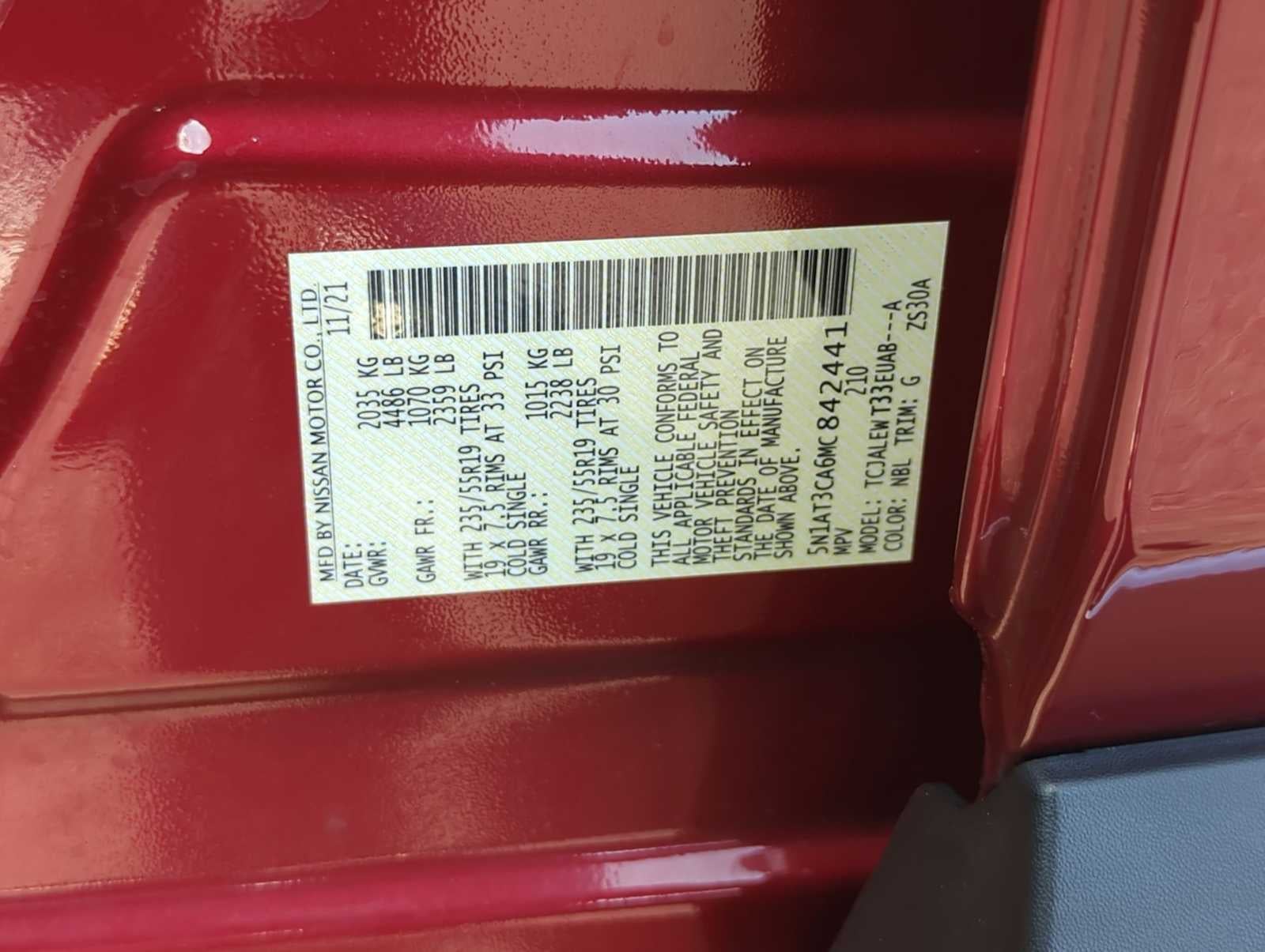 2021 Nissan Rogue SL