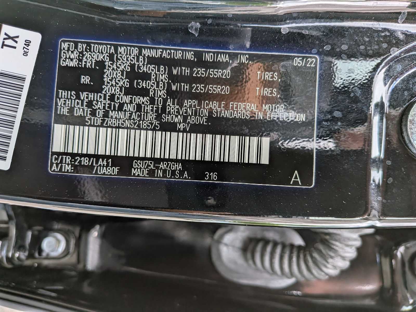 Toyota Highlander Platinum 2022