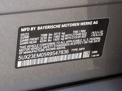 2024 BMW X7 xDrive40i