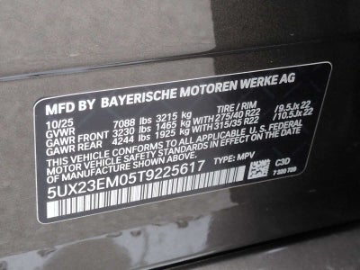 2026 BMW X7 xDrive40i