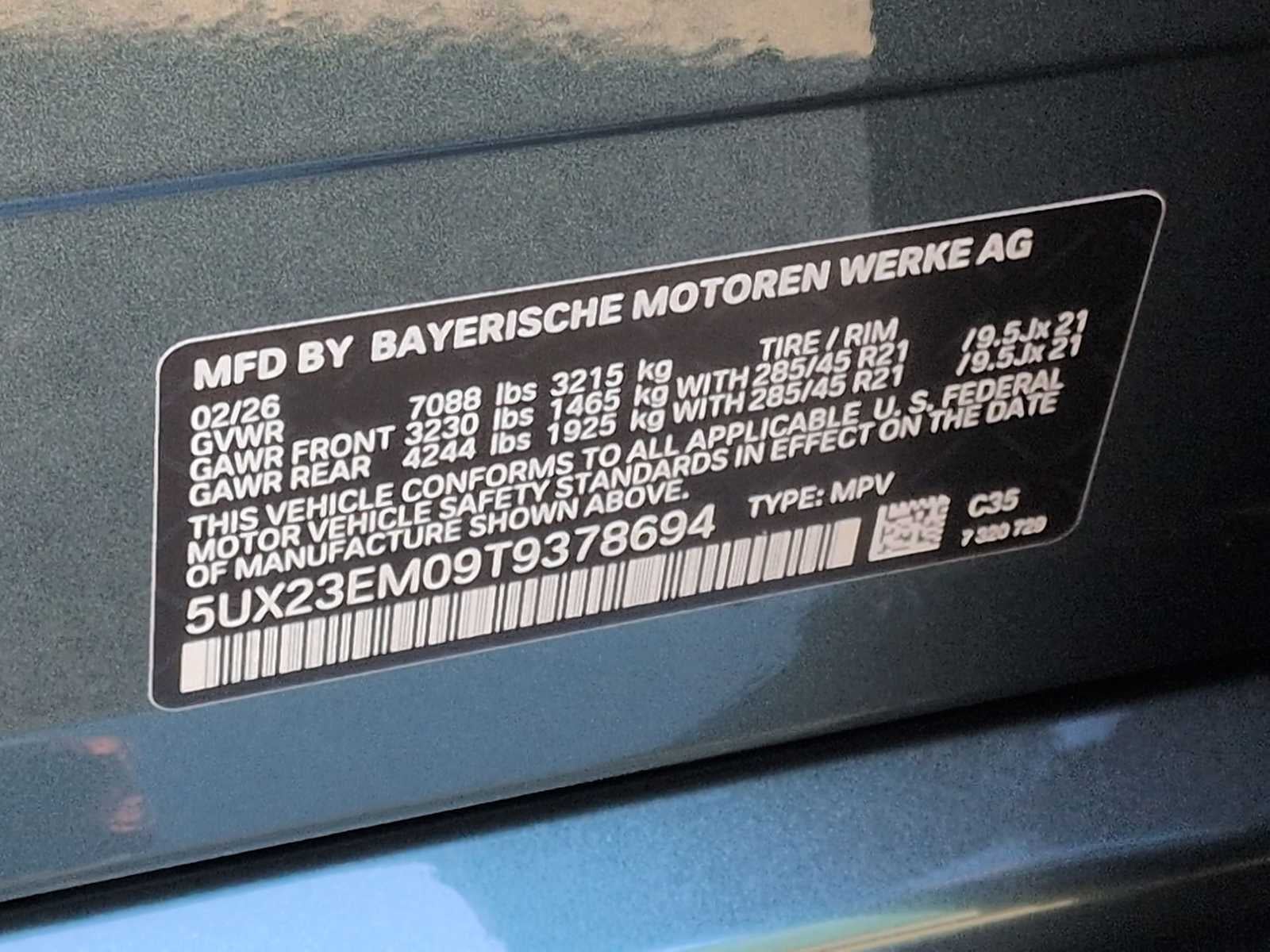 2026 BMW X7 xDrive40i