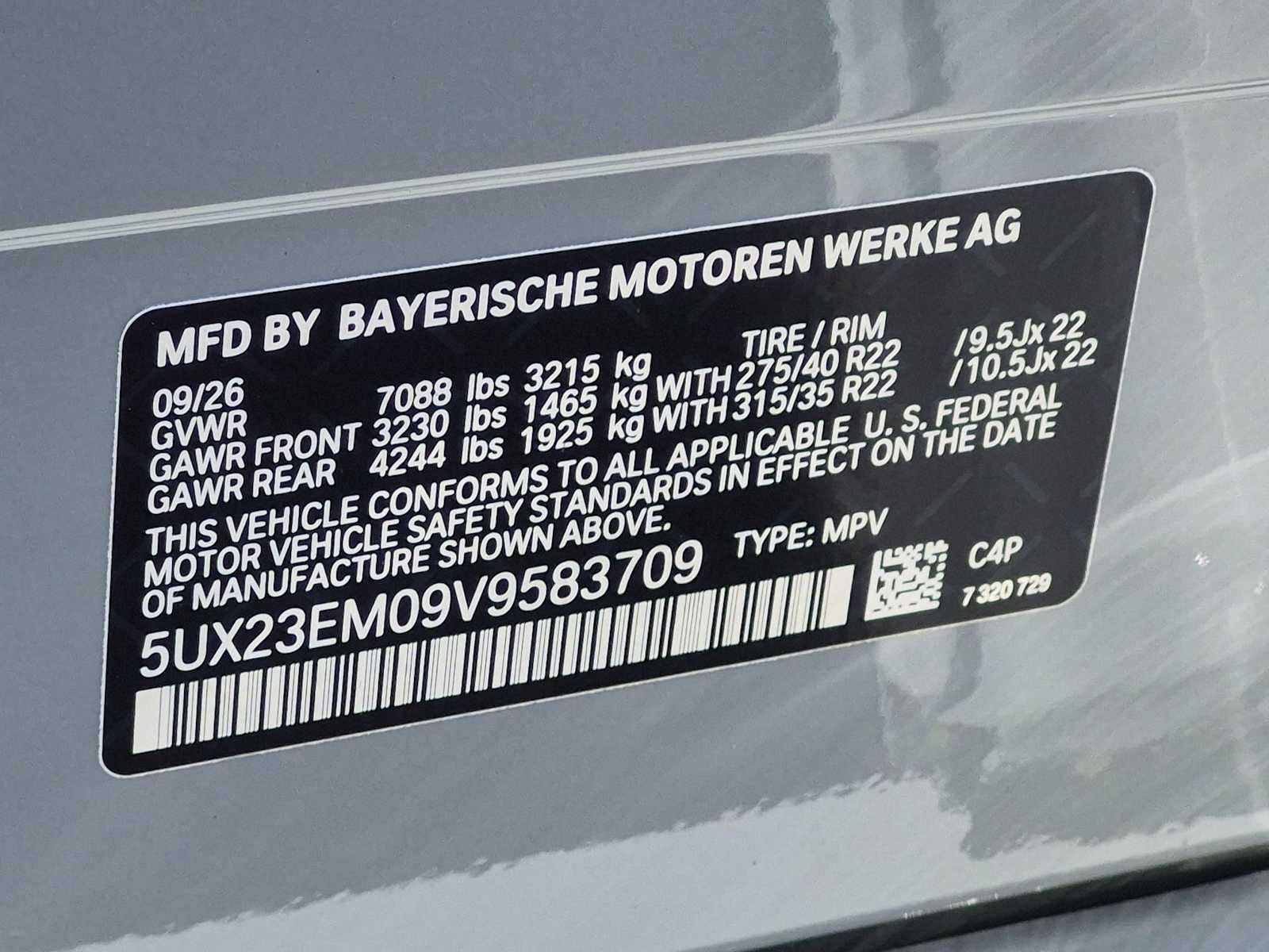2027 BMW X7 xDrive40i