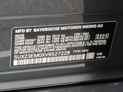 2027 BMW X7 xDrive40i