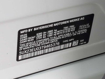 2026 BMW X5 xDrive40i