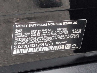 2026 BMW X5 xDrive40i