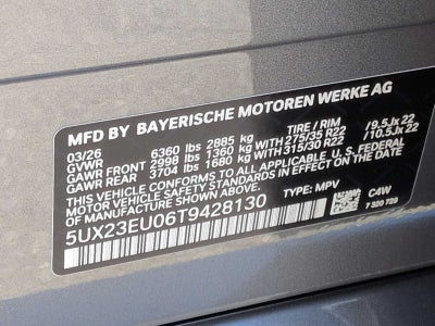 2026 BMW X5 xDrive40i