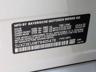 2026 BMW X5 xDrive40i