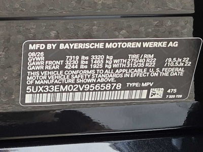 BMW X7 M60i 2027