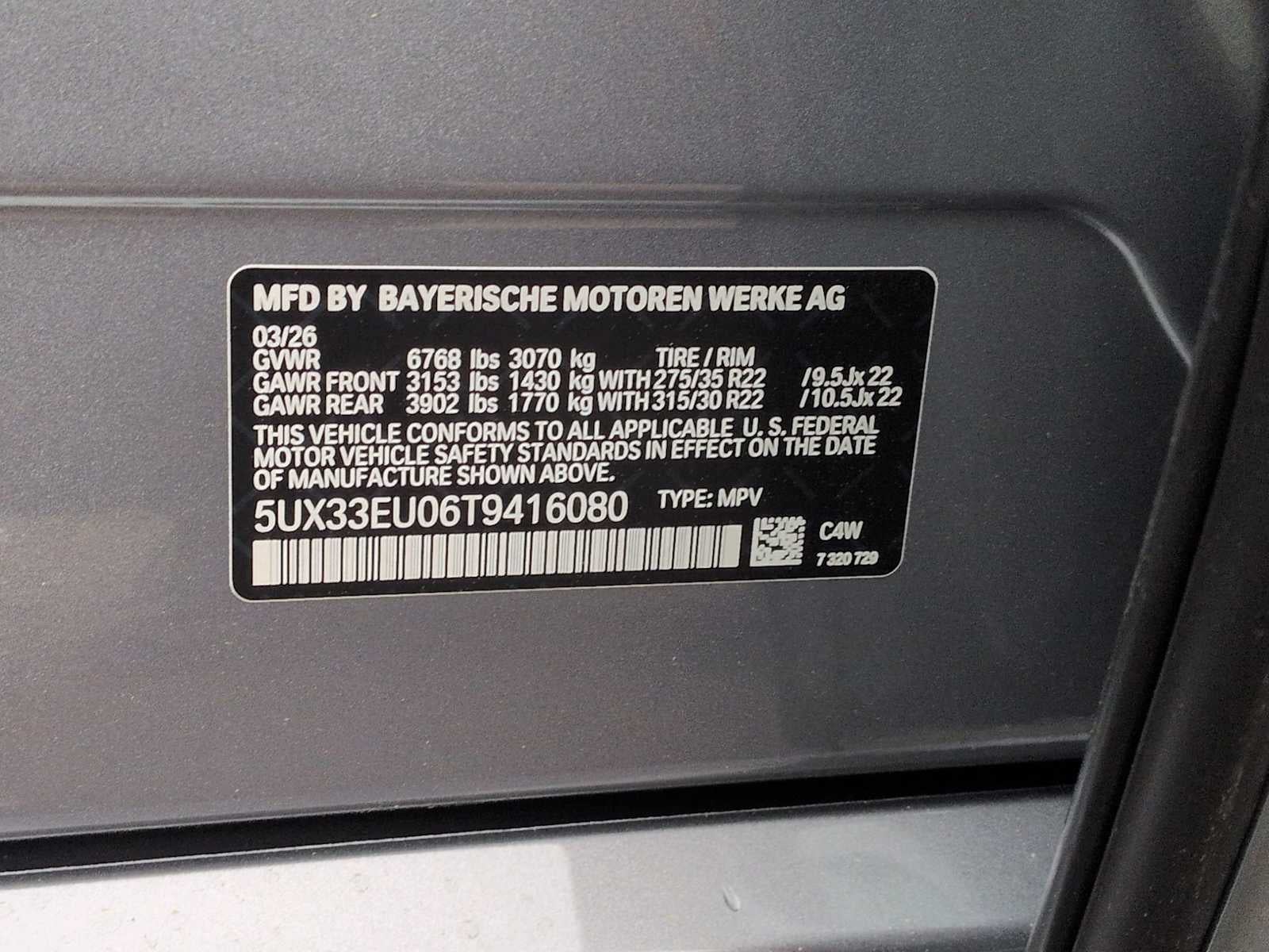 2026 BMW X5 M60i