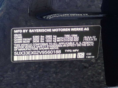 2027 BMW X6 xDrive40i