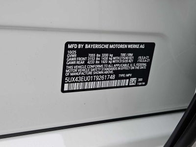 2026 BMW X5 xDrive50e