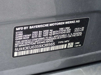 2025 BMW X5 xDrive50e